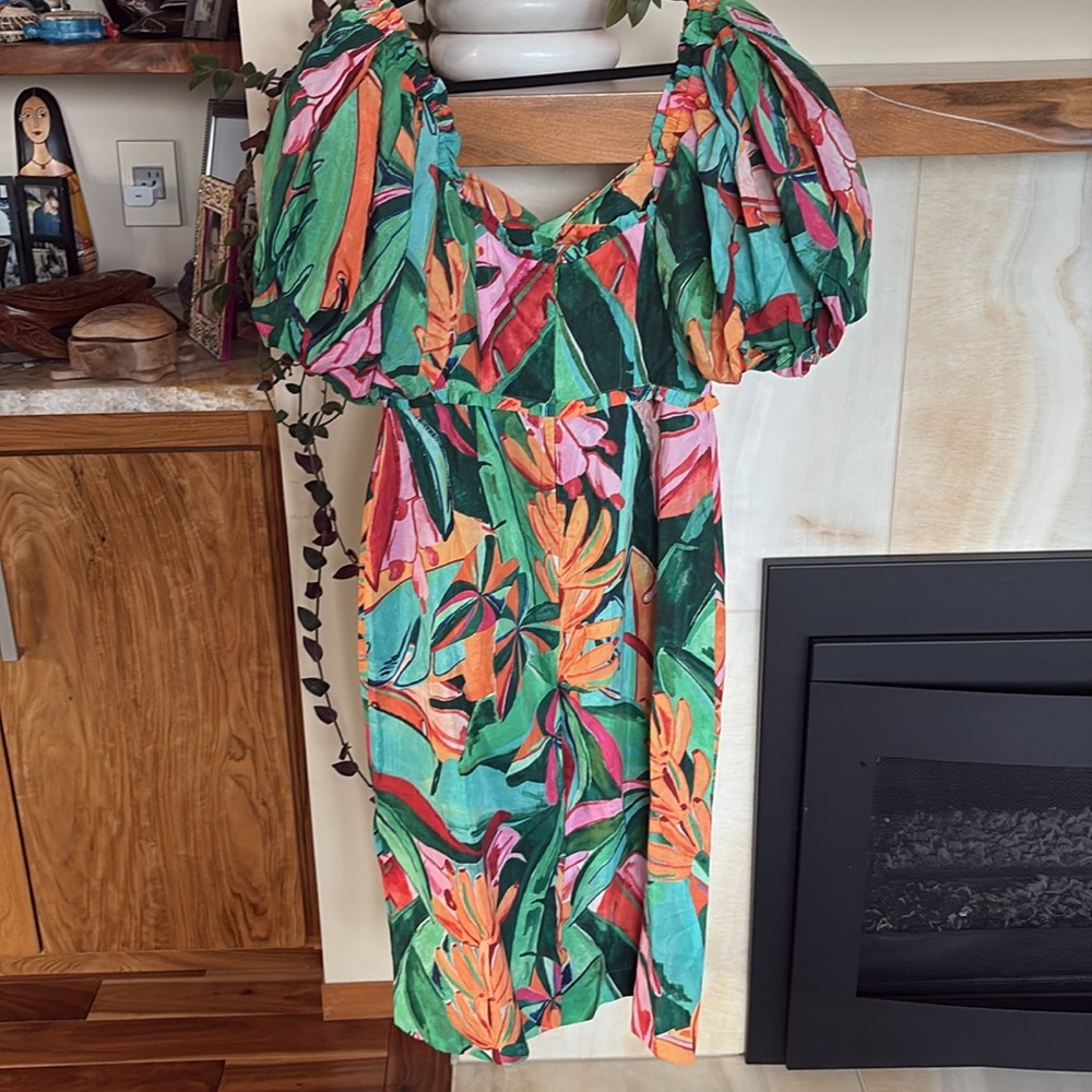 Farm Rio Banana Foliage Dress - Picture 7 of 7